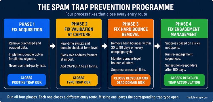 The Spam Trap Prevention Programme