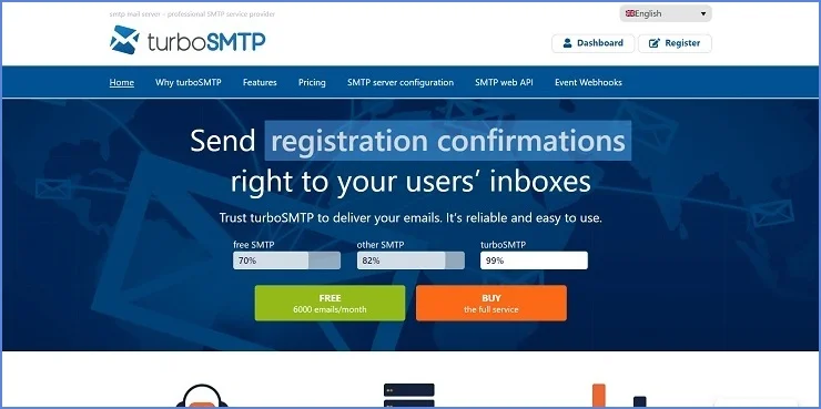 turboSMTP - Best SMTP Servers For Freelancers