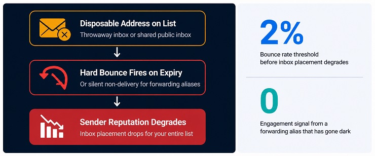 How A Disposable Email Address Damages Sender Reputation