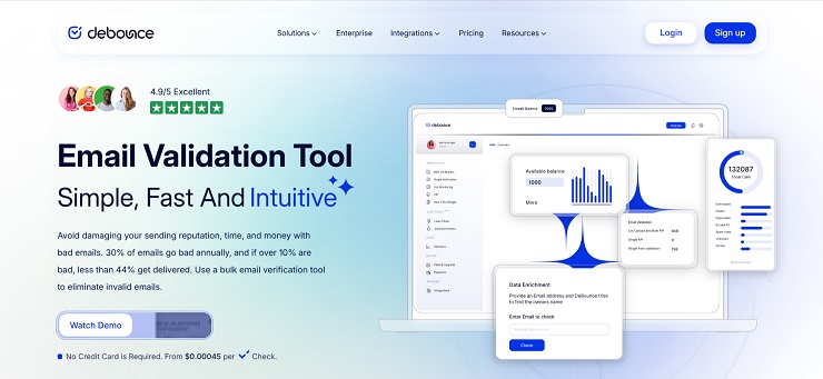 DeBounce - Cheap Email List Cleaning Service