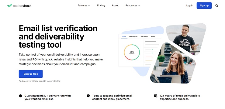 MailerCheck -  Alternative To Verifalia With Deliverability Suite