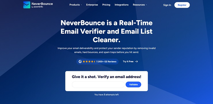 NeverBounce - List Cleaning Service