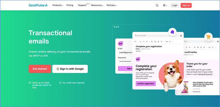 SendPulse SMTP - Free Amazon SES Alternative