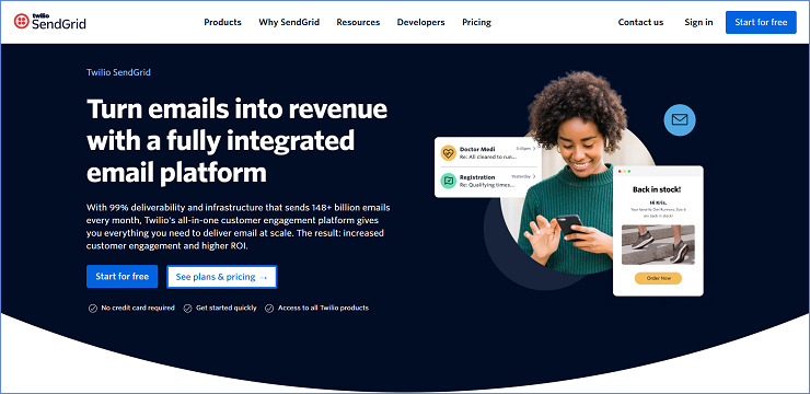 SendGrid - The Developer's Favorite SparkPost Alternative