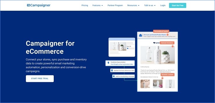 Campaigner - Best Email Marketing Software For Ecommerce With Transparent Pricing