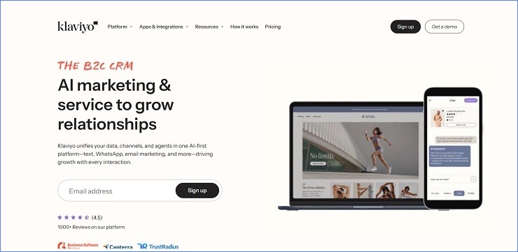 Klaviyo - Best Email Platform For Ecommerce Data-Driven Stores