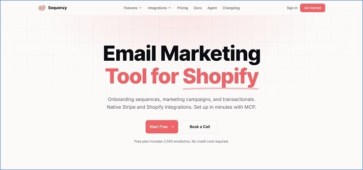 Sequenzy - Best Email Marketing Software For Ecommerce AI-Native Teams