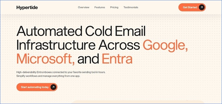 Hypertide - Automated Cold Email Infrastructure Tool