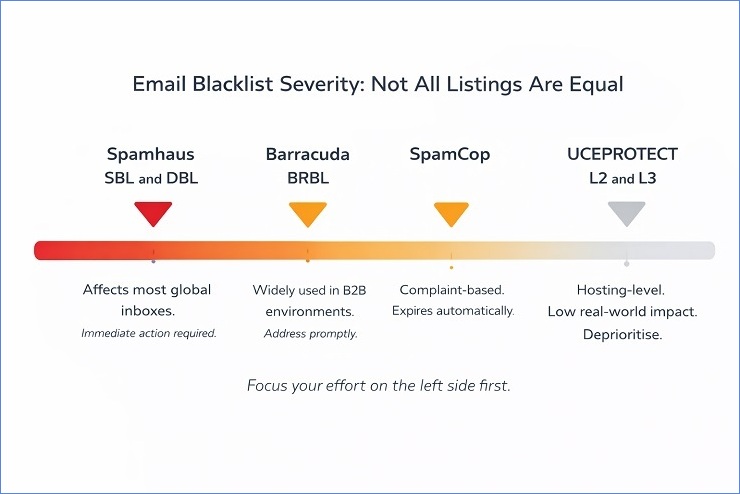 Blacklist Severity Spectrum