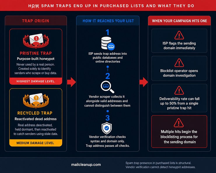Spam Trap Mechanism In Purchased Email List Database