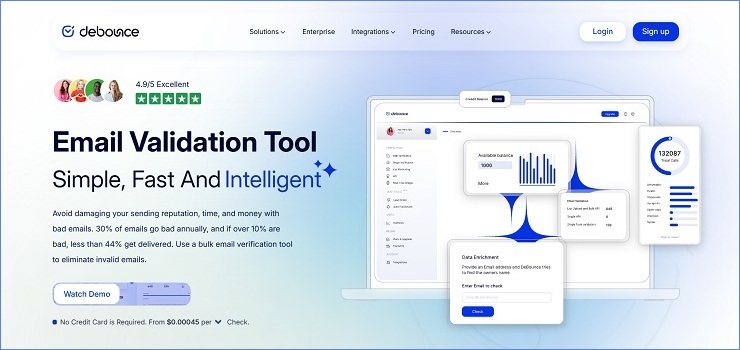 DeBounce - Budget-Friendly Xverify Alternative