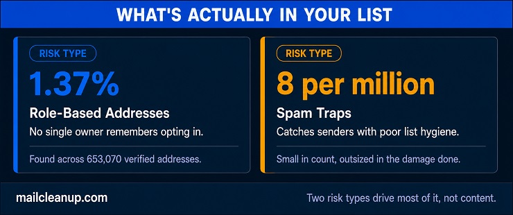 Spam Complaint Rate - List Quality Risk Verification Data Diagram