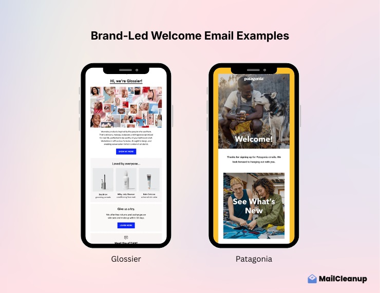 Brand-Led Welcome Email Examples