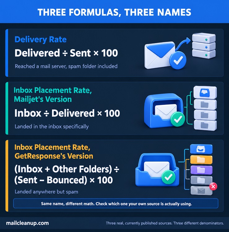 Comparison Diagram Of Three Deliverability Formulas