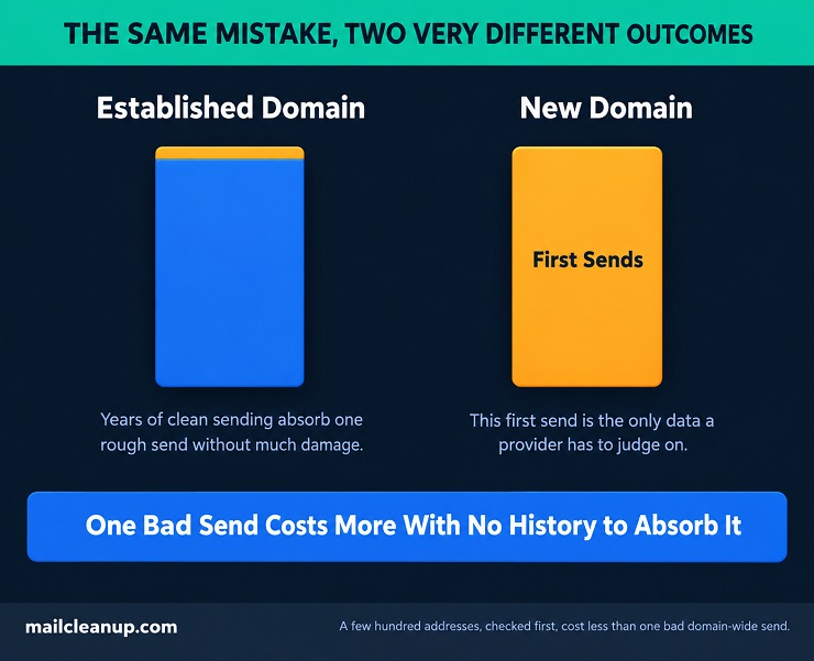 Email Verification For Founders - Established vs New Domain Reputation Buffer