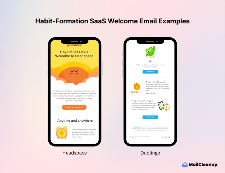 Habit-Formation SaaS Welcome Email Examples