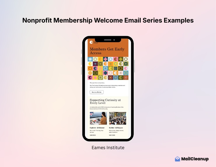 Nonprofit Membership Welcome Email Series Examples